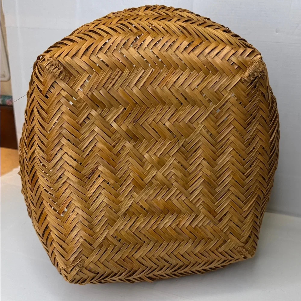 Source Unknown Brown Woven Basket Set of 2